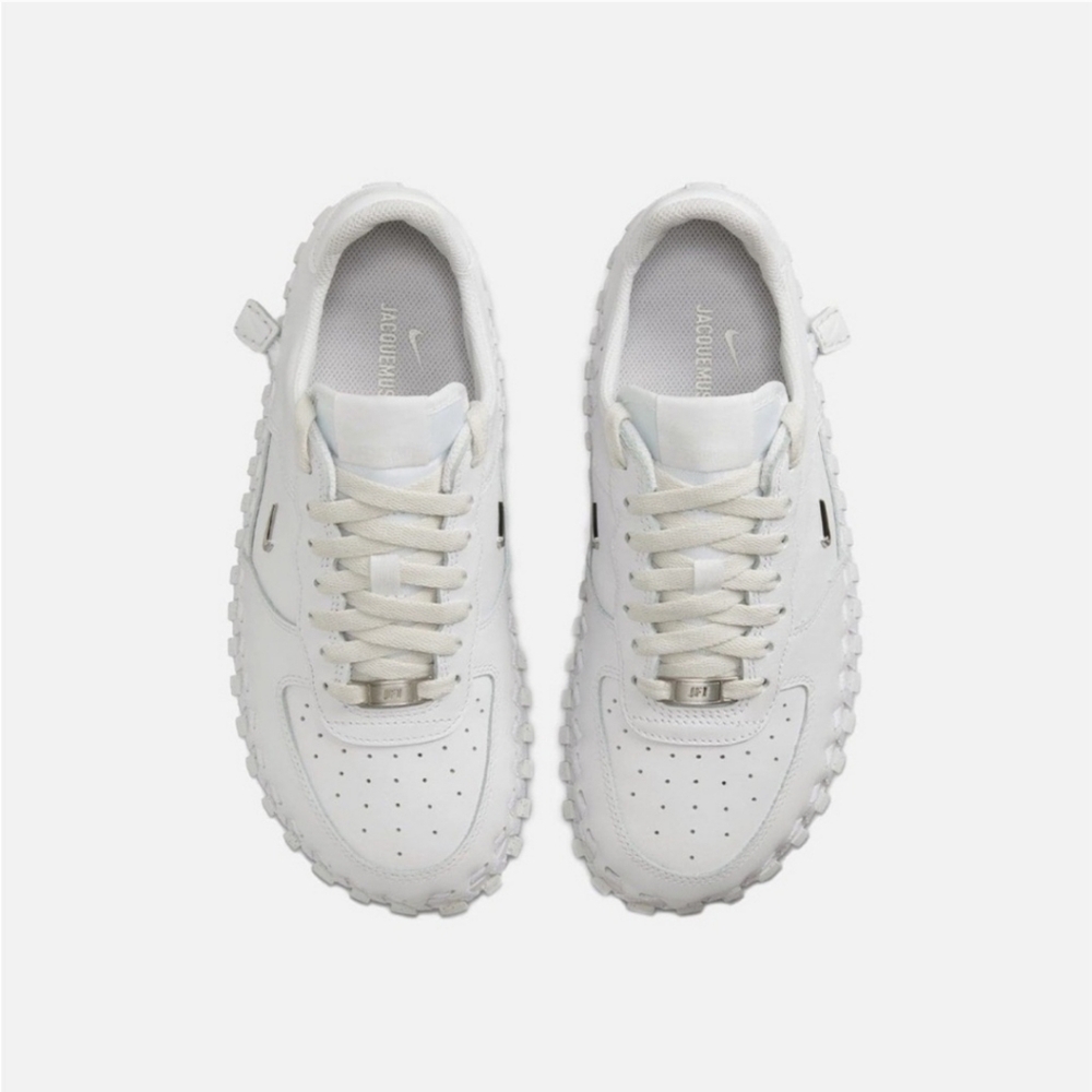 JACQUEMUS X NIKE J FORCE SNEAKER SHOES WHITE MENS SZ 11.5 WOMENS SZ 13
